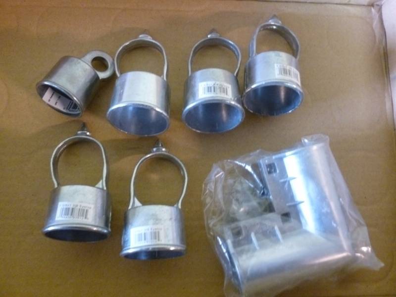 lot 608 image: New Chain Link Fence Parts