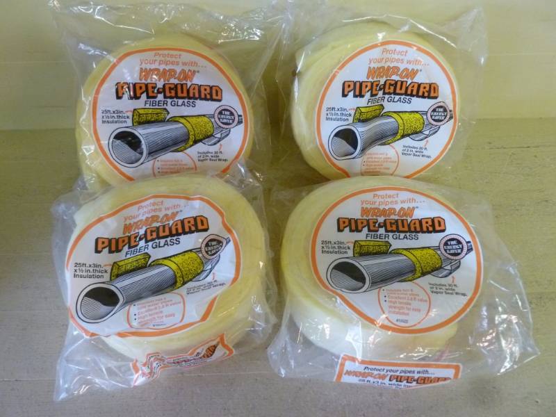 lot 628 image: New Fiberglass Pipe Insulation