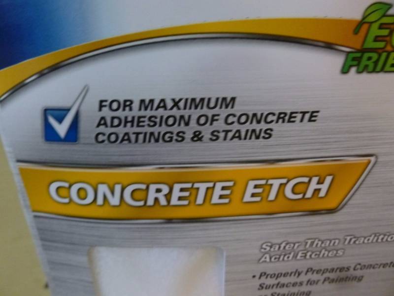 lot 853 image: New Concrete Etch