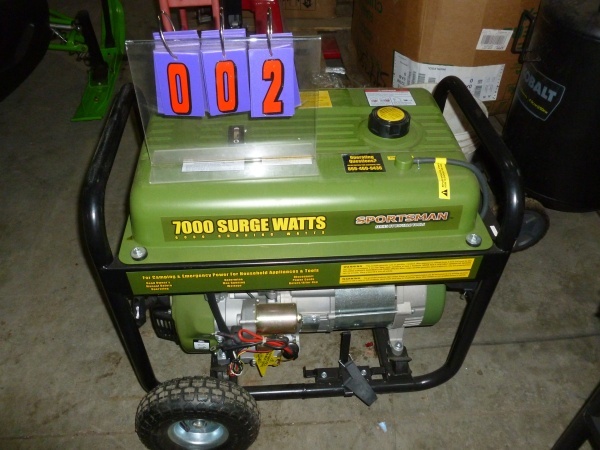 SnS Auctions # 200 Riders,Generators,compressor & winch.