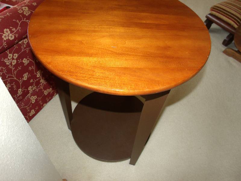 Sofa Table and end tables and mirror, 5 pieces