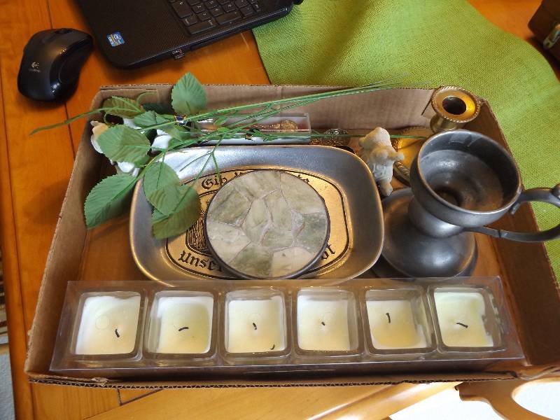 Candle holders and other misc dcor