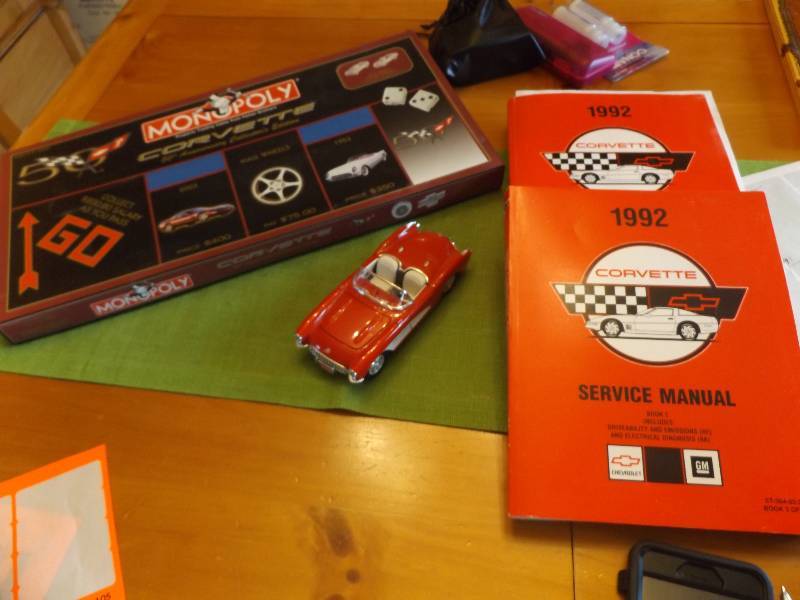 Toy Corvette car