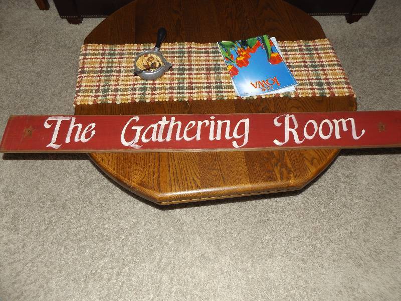 Old barn wood sign