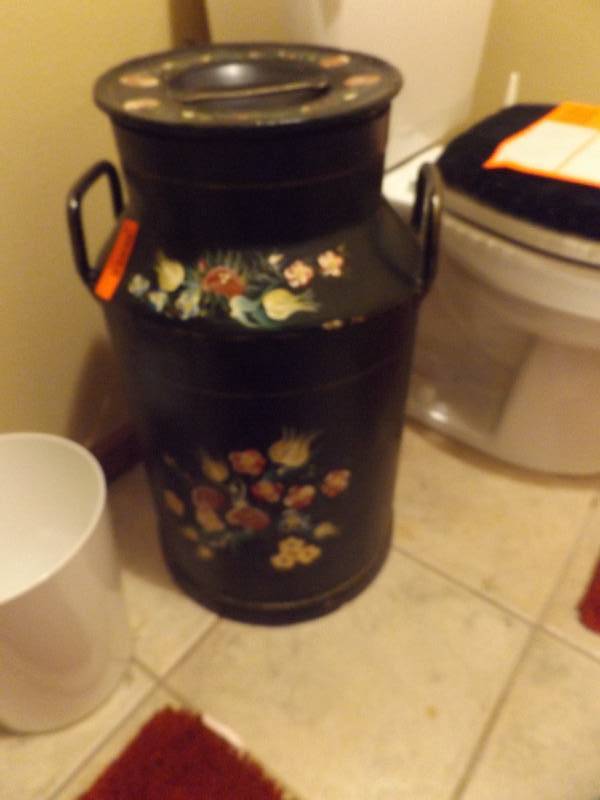 Milk Can with rose mauling
