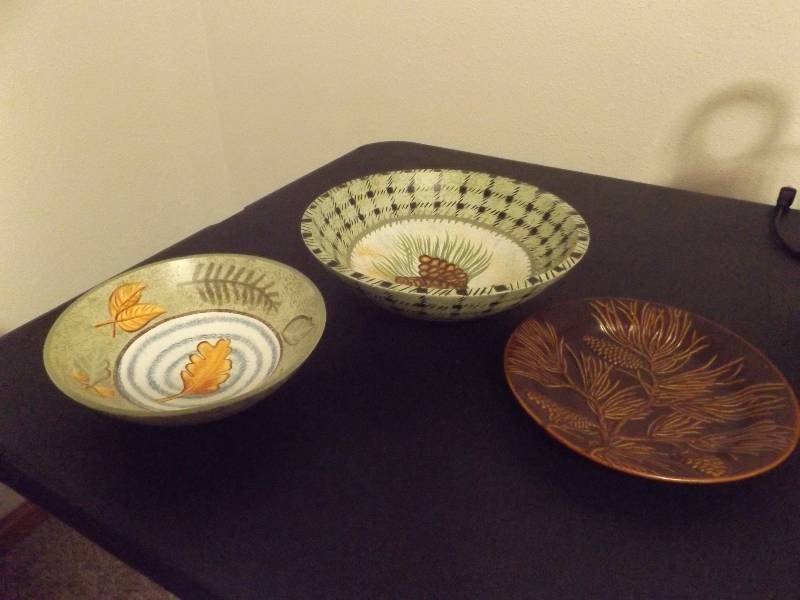 Wooden bowls