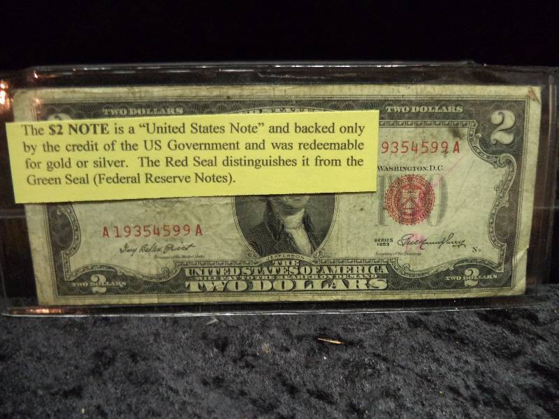 1953 $2 United States Note - Red Seal