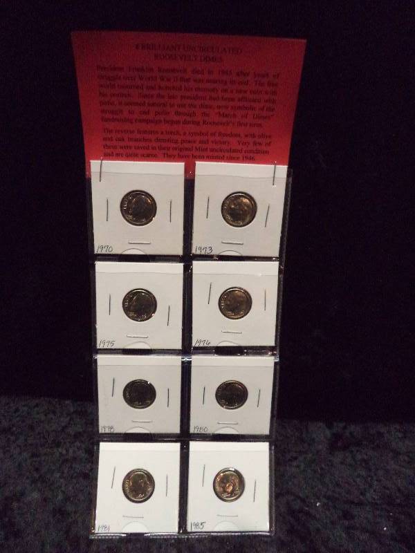 Lot - Brilliant Uncirculated Roosevelt Dimes