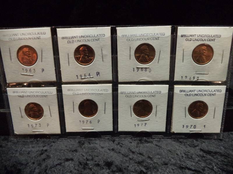 Lot - Brilliant Uncirculated Jefferson Cents