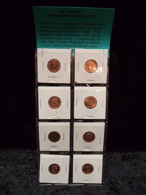 Lot - US Treasury Commemorative Medallions