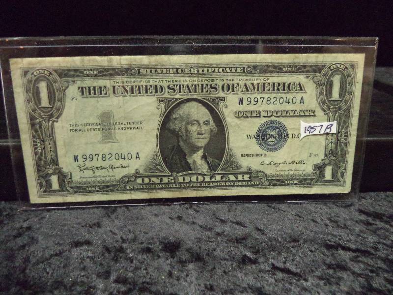 1957B $1 Silver Certificate