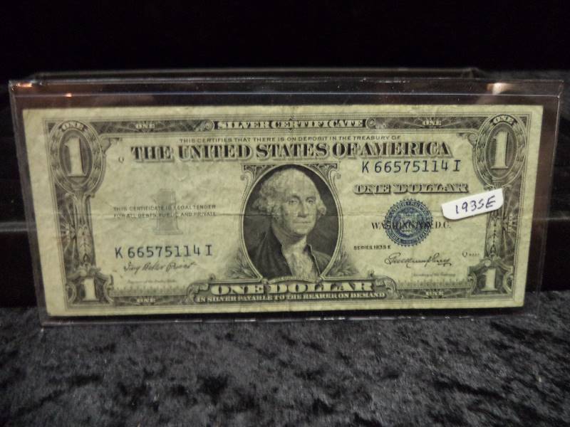 1935E $1 Silver Certificate