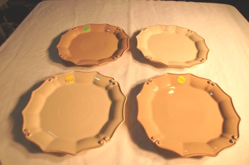 lot 531 image: Collectible Cara Stone by Carafina Vintage Port Fine Portuguese Stoneware (Set of 4 Lunch Plates)