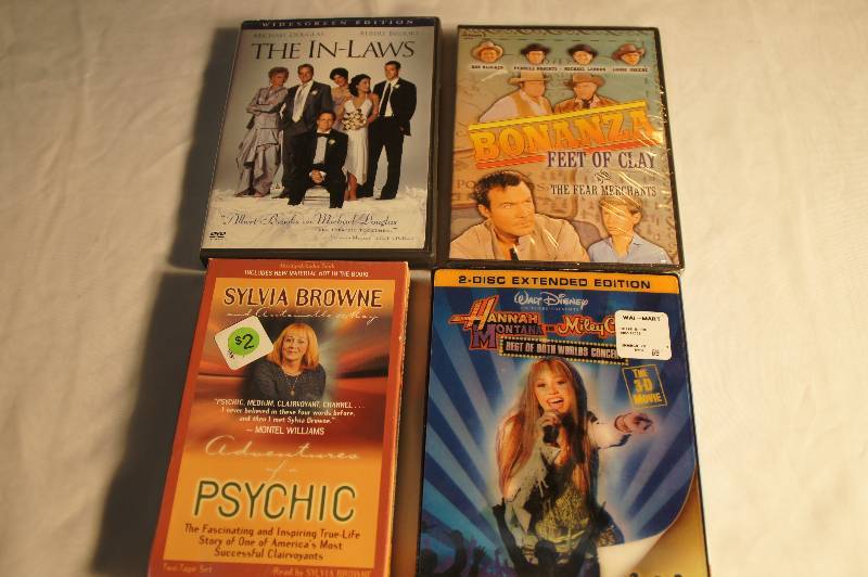 lot 557 image: Lot of DVDs & Sylania Browne Cassette Tapes