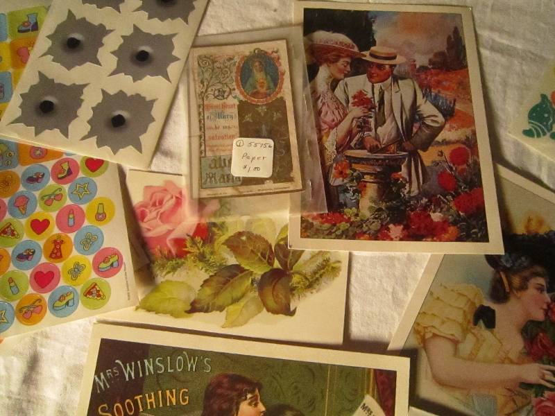 lot 588 image: LOT - Collectible Postcards, Cards & Stickers