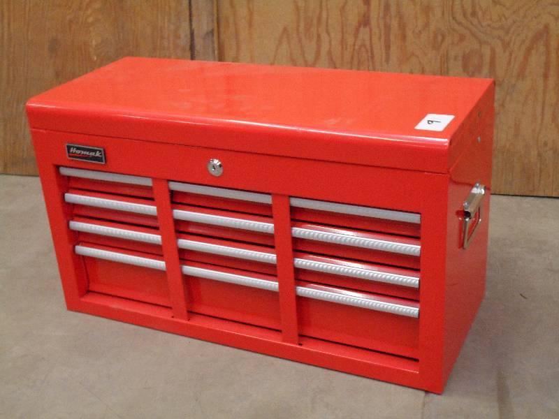 Unused Homak 4-Drawer Toolbox, Lock...