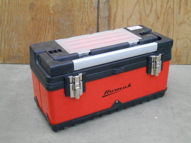Unused Homak Portable Toolbox Wth T...
