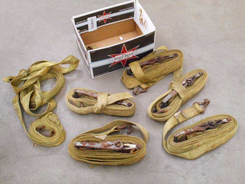lot 7 image: Lot Of Heavy Duty Ratchet Straps