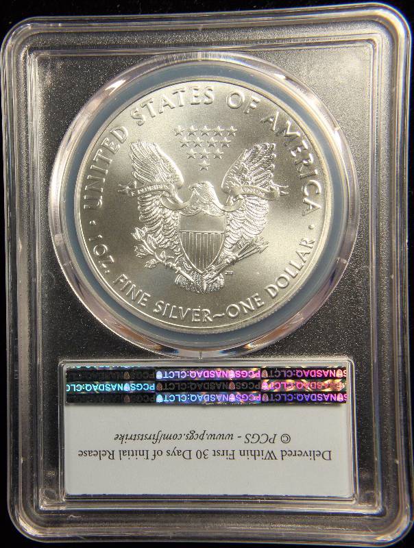 2016 AMERICAN SILVER EAGLE 1 TROY OZ. .999 FINE SILVER DOLLAR PCGS MS69 FIRST STRIKE
