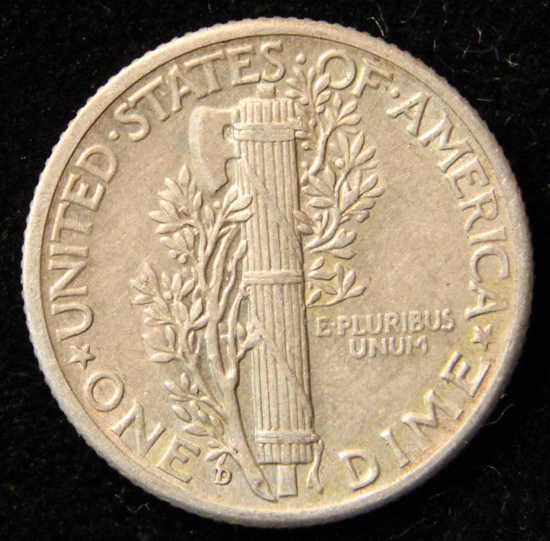 1941-D MERCURY SILVER DIME