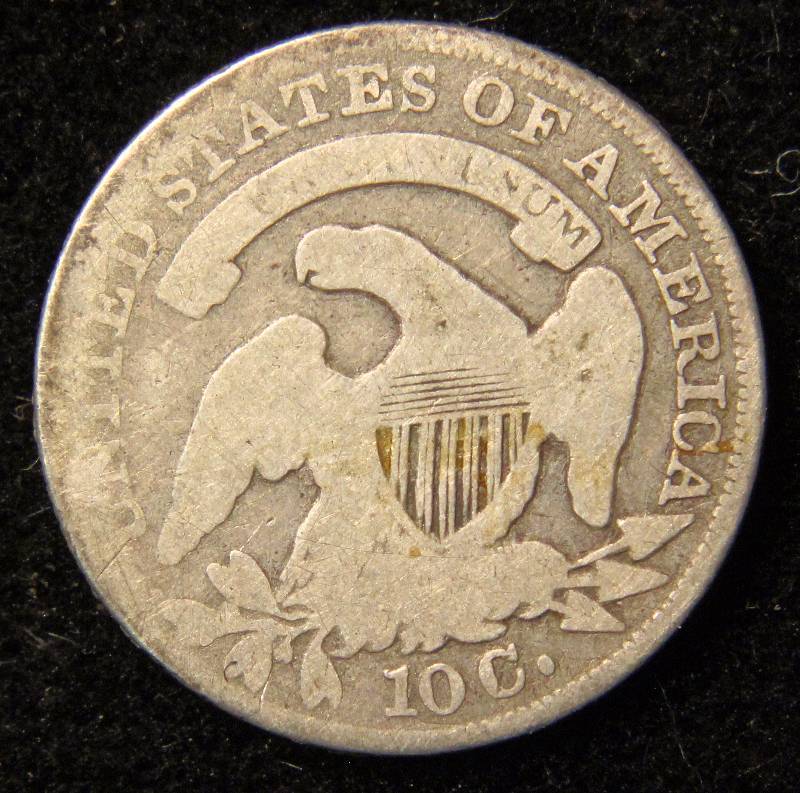 1835 US CAPPED BUST SILVER DIME