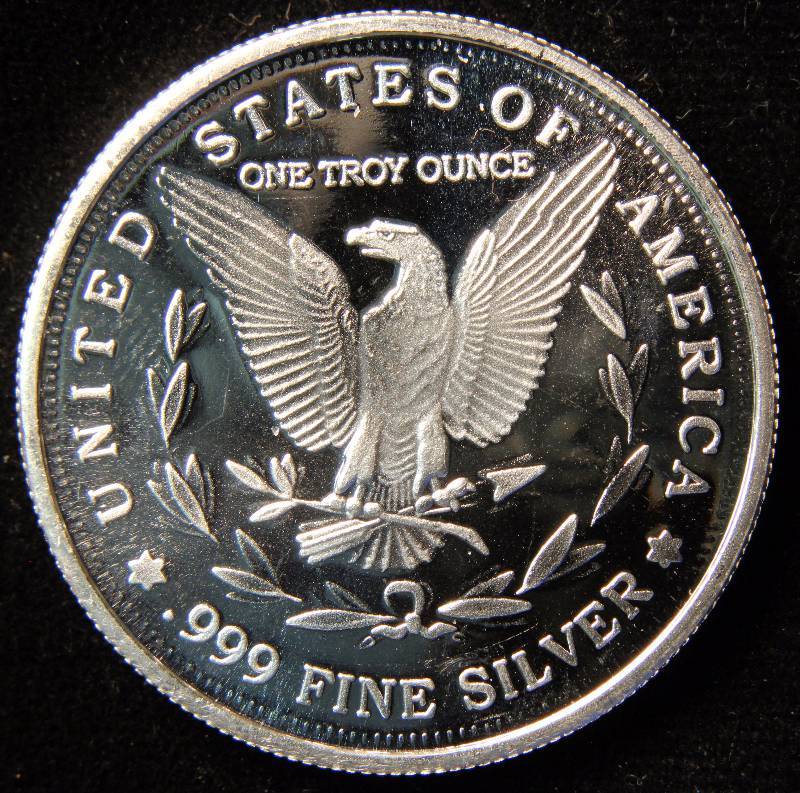 2016 1 TROY OZ. .999 FINE SILVER MORGAN DOLLAR DESIGN