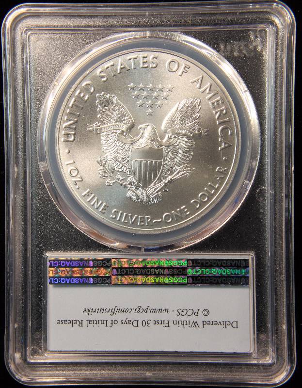 2016 AMERICAN SILVER EAGLE 1 TROY OZ. .999 FINE SILVER DOLLAR PCGS MS69 FIRST STRIKE