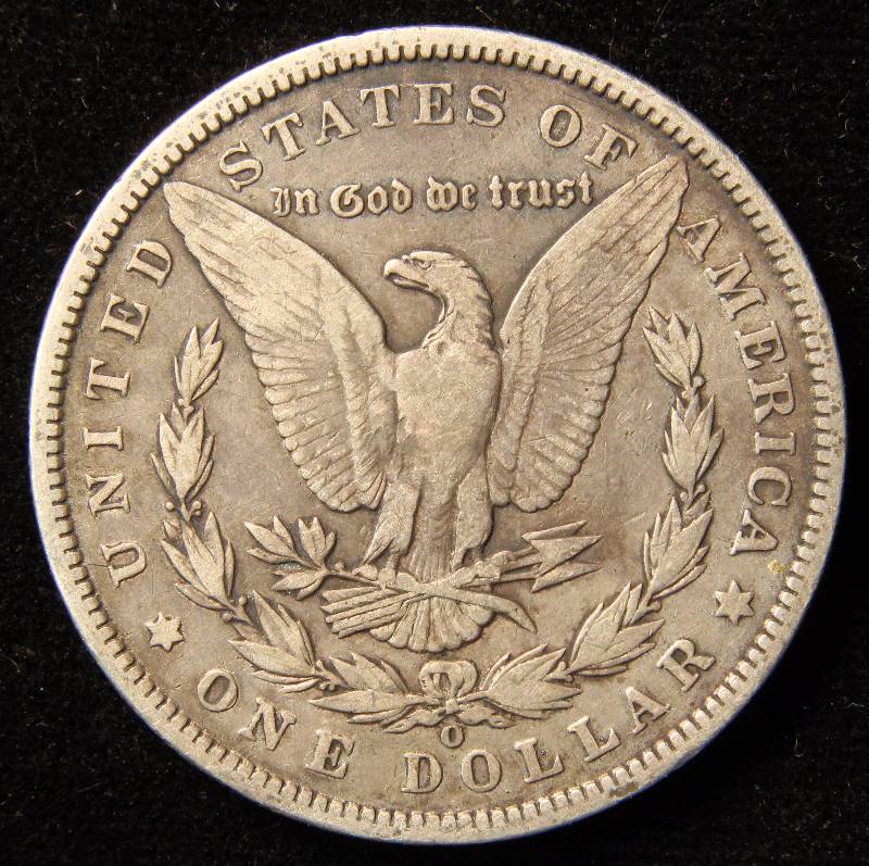 1900-O MORGAN SILVER DOLLAR VF