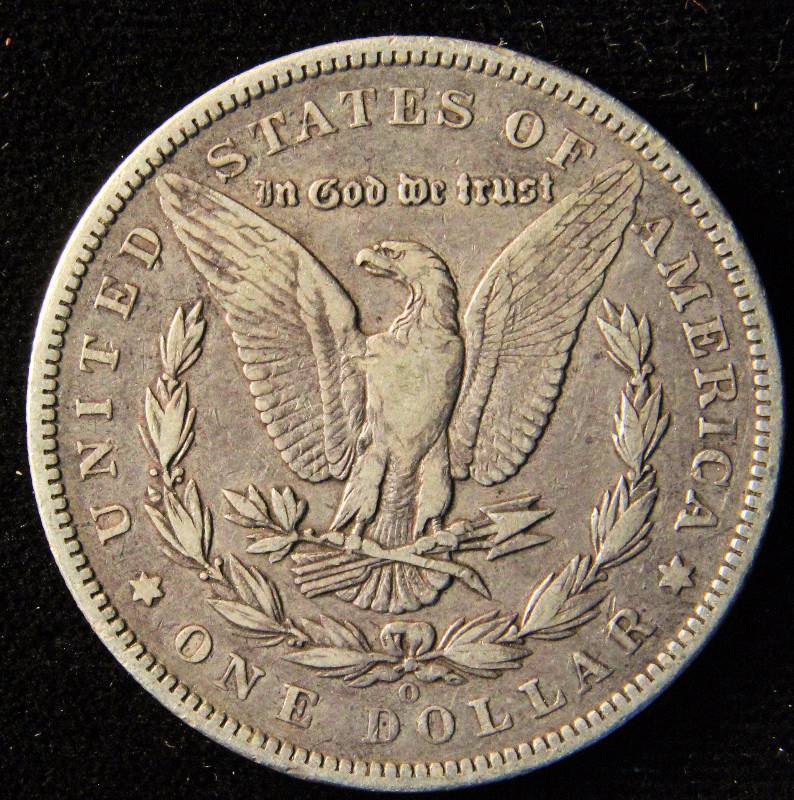 1891-O MORGAN SILVER DOLLAR VF
