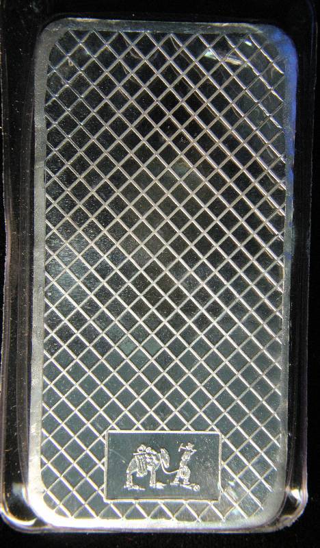 10 TROY Oz. .999 FINE SILVER BAR EAGLE DESIGN BY SILVERTOWNE ORIGINAL SEALED