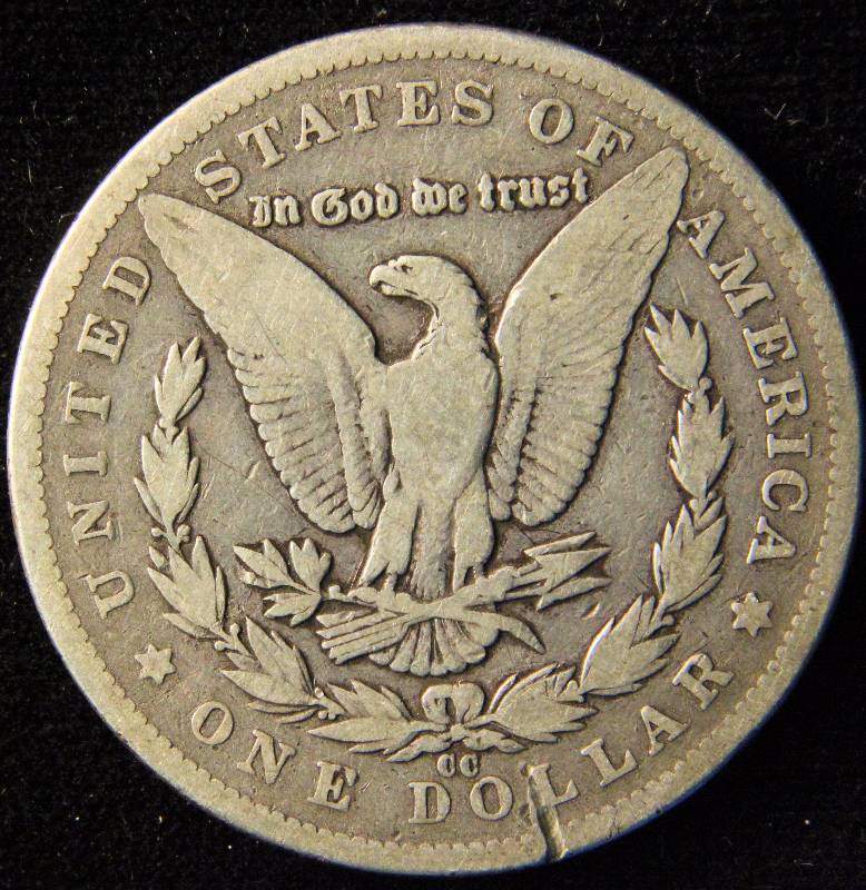 1890CC CARSON CITY MORGAN SILVER DOLLAR