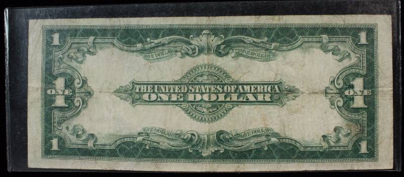 SERIES 1923 LARGE SIZE $1 SILVER CERTIFICATE HORSEBLANKET NOTE