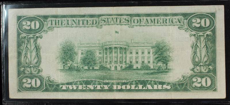 1929 NATIONAL CURRENCY FEDERAL RESERVE BANK OF MINNEAPOLIS MINNESOTA $20 BILL