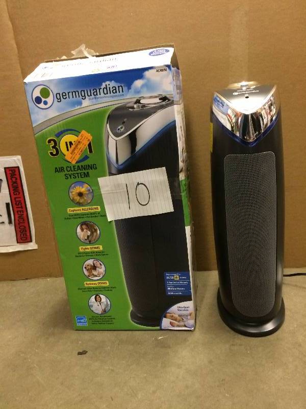 lot 10 image: Germguardian 3 in 1 Air Cleaning System