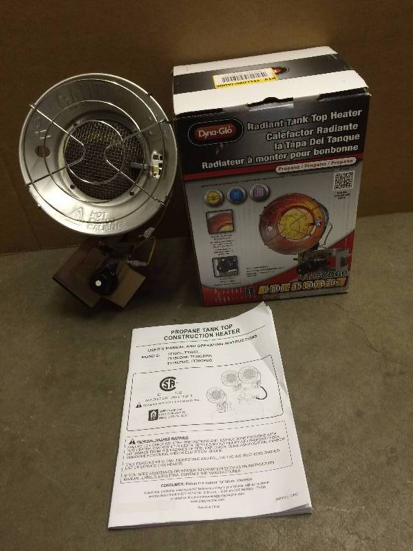 lot 18 image: Dyna-Glo Radiant Tank Top Heater