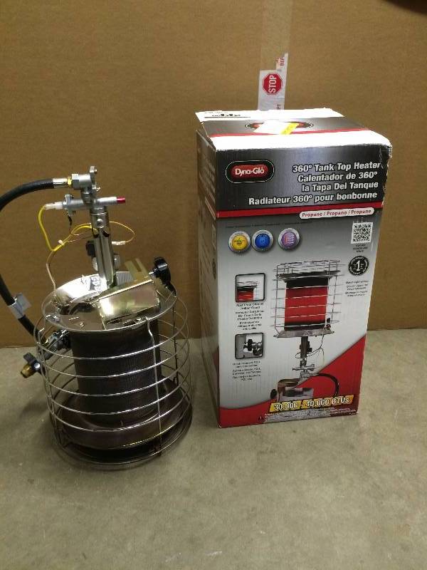 lot 19 image: Dyna Glo 360 Tank Top Heater