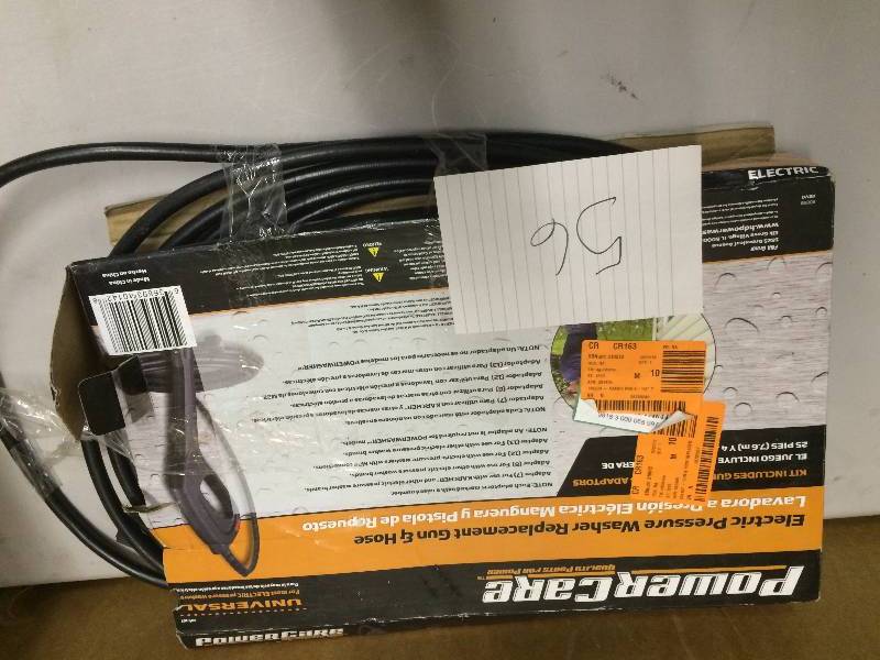 lot 56 image: Powercare Electric Preassure Washer Replacement Hose