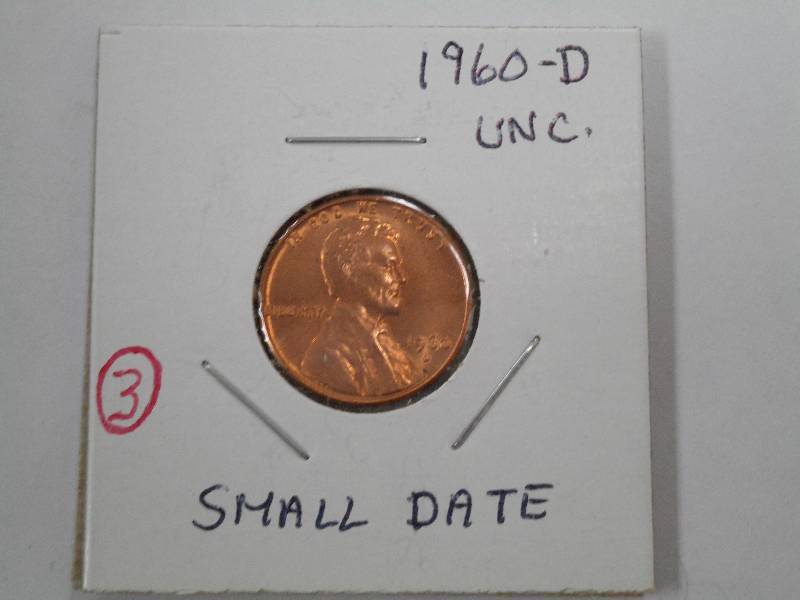 1960-D small date Uncirulated Linco...
