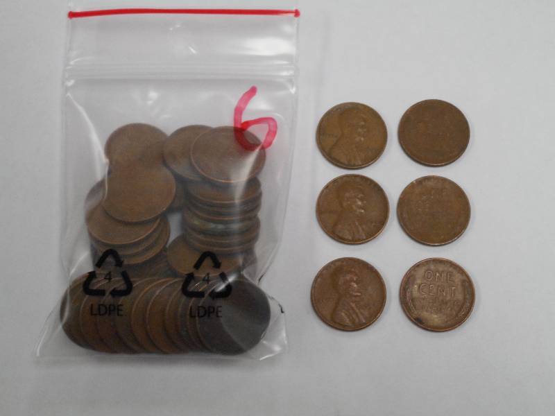 50 Wheat back Lincoln Cents...