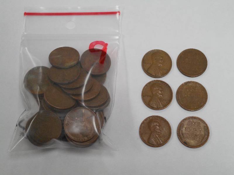 50 Wheat back Lincoln Cents...