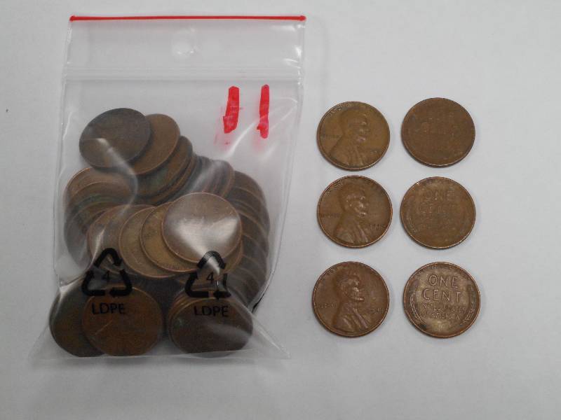 50 Wheat back Lincoln Cents...