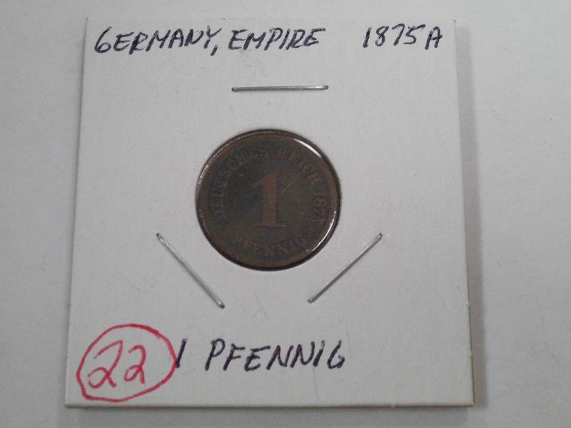 Foreign Coins Germany 1875A...