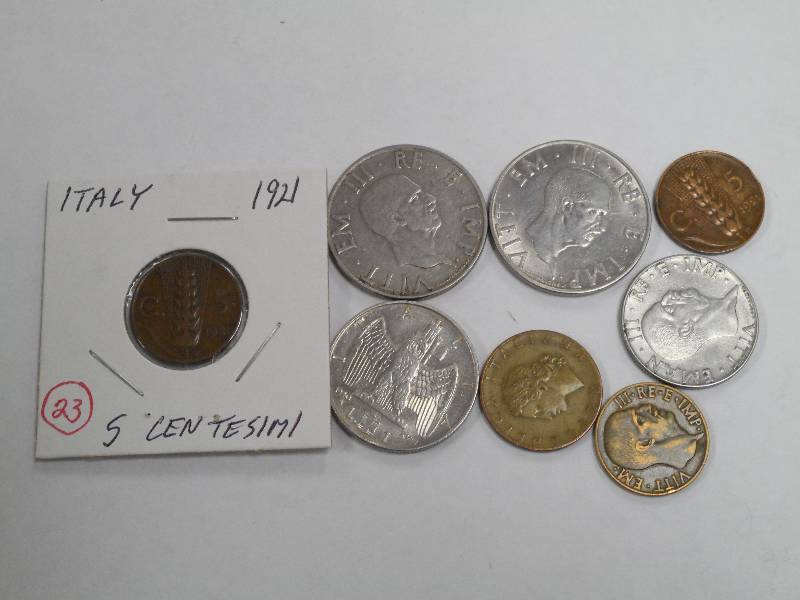Misc. foreign Coins Italy includin...