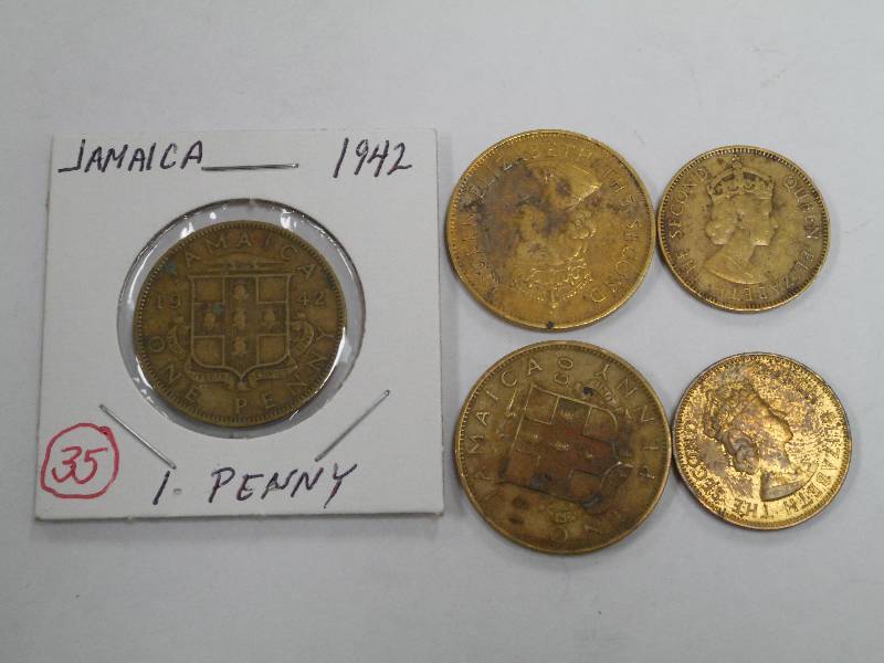 Misc. foreign Coins Jamaica includ...