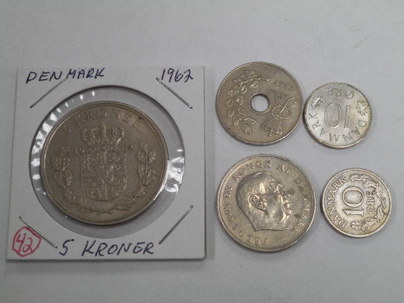 Misc. foreign Coins Denmark includ...