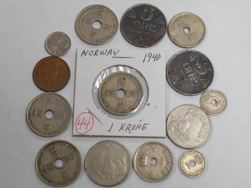 Misc. foreign Coins Norway includi...