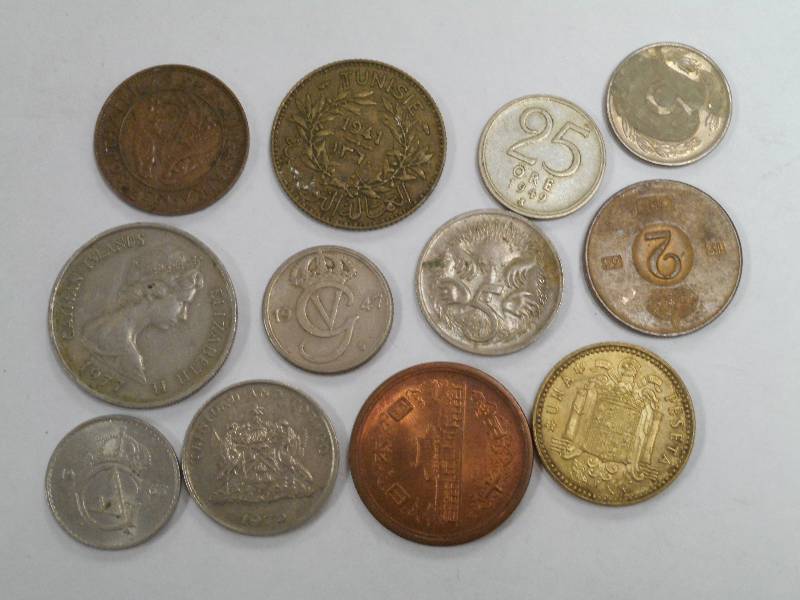 Misc. foreign Coins from 9 differe...