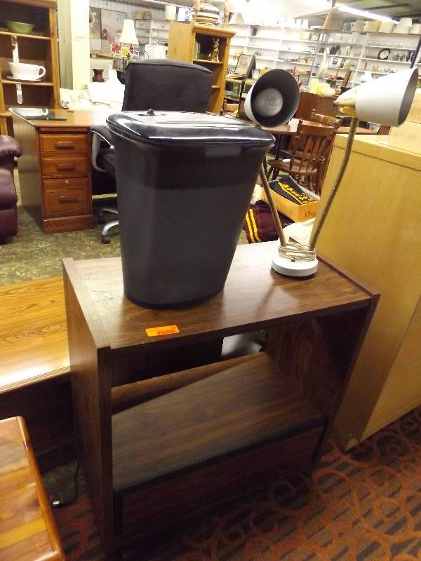 Desk Lamp and Shredder