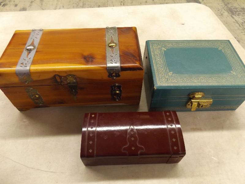 Jewelry Boxes and Contents