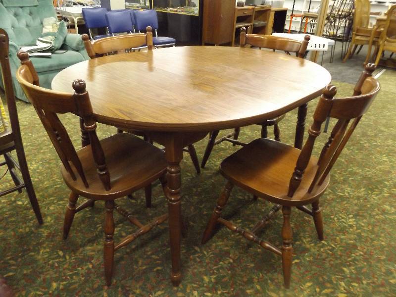 Wood Table and Chairs